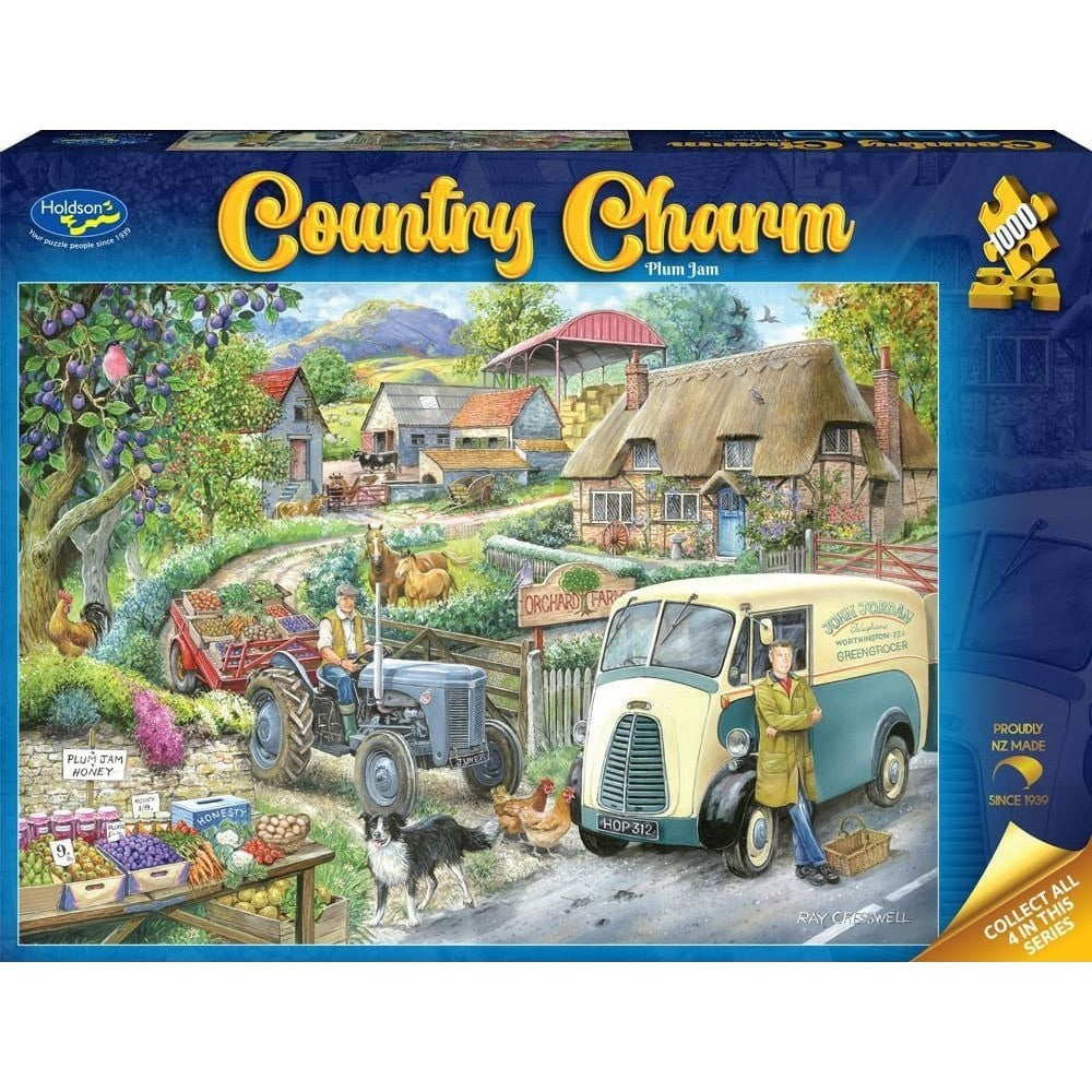 Puzzle - Holdson - Country Charm, Plum Jam - 1000Pc